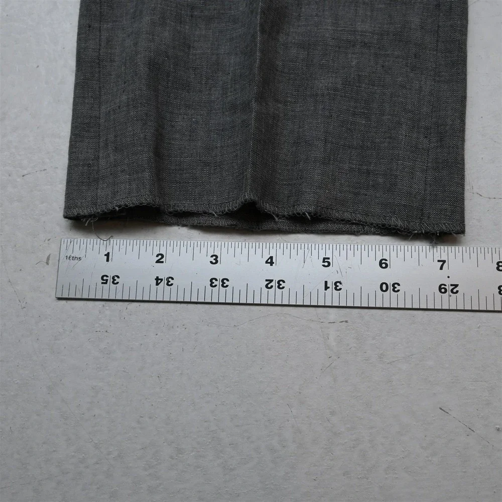 NEW Joseph Abboud 32x38 Gray Linen Stretch Nova Fides Heritage Slim Dress Pants
